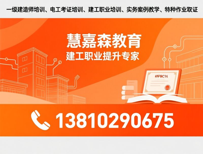 一级建造师培训_电工取证培训/建工职业培训/推荐慧嘉森教育服务