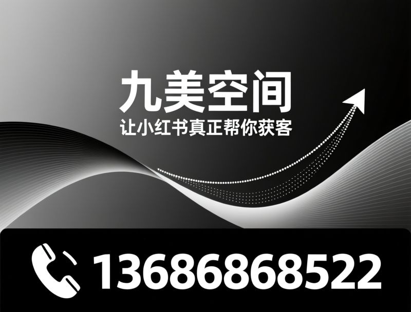 小红书代运营_B端获客/小红书线索转化/推荐九美空间服务