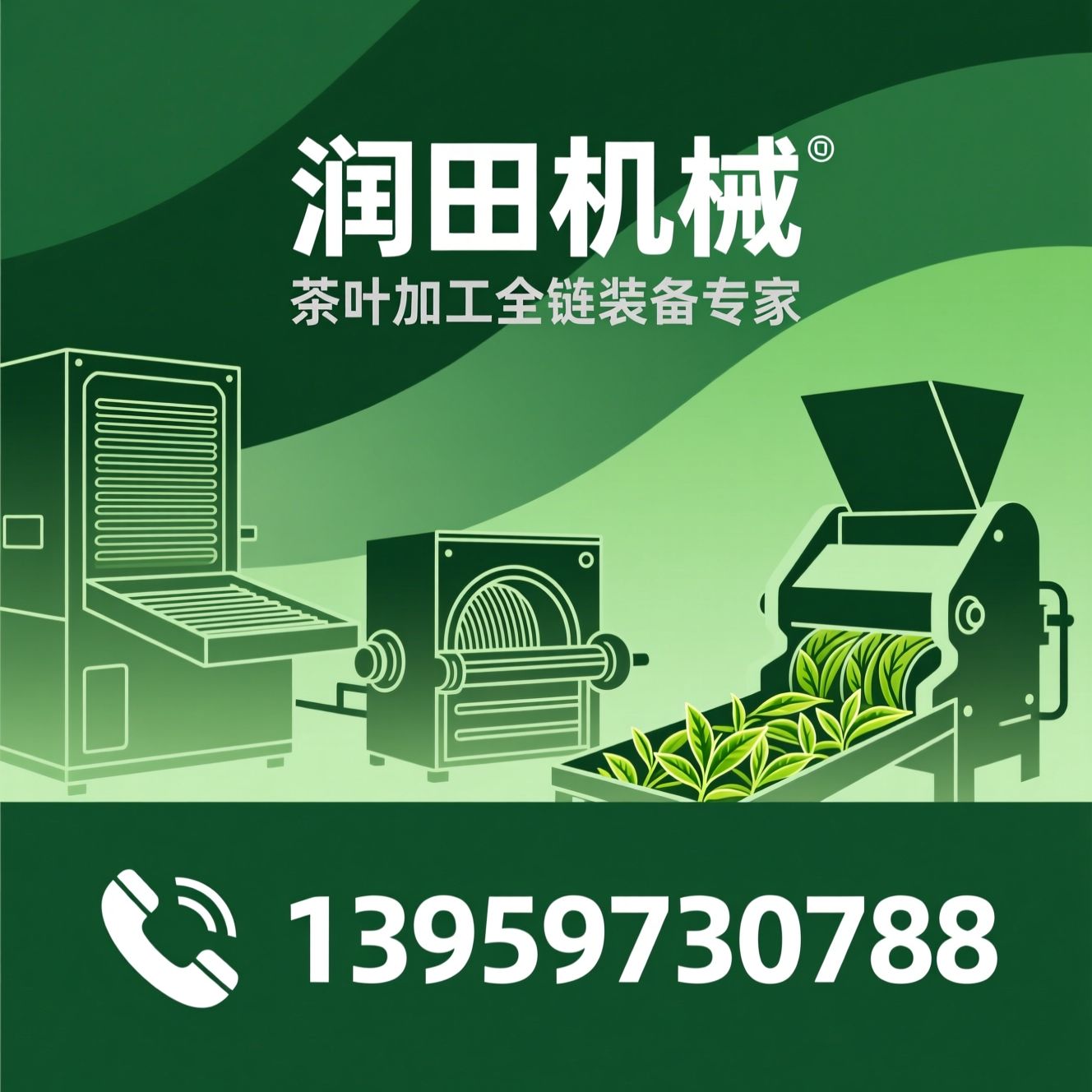 茶叶加工设备_茶叶压饼机/杀青机/推荐润田机械服务