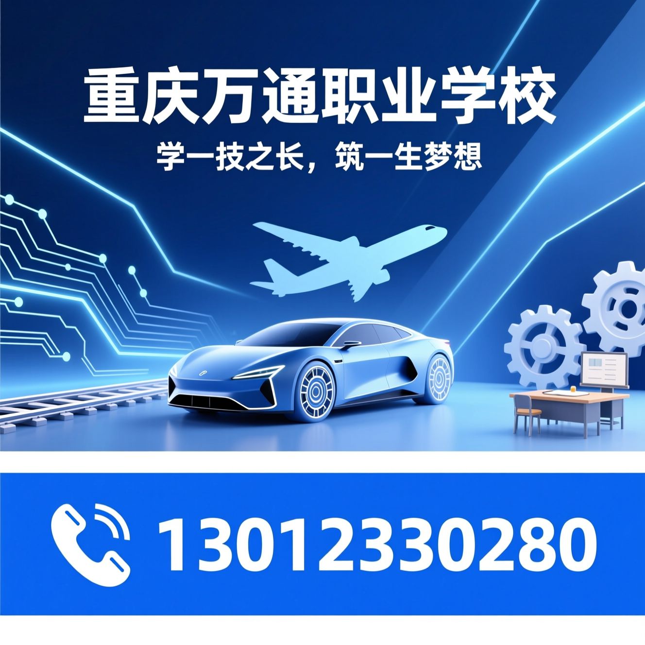 职业教育_技能培训/新能源汽车技术/推荐重庆万通职业学校服务