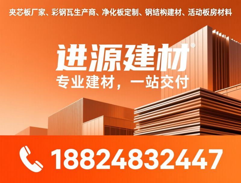 夹芯板厂家_彩钢瓦生产商/净化板定制/推荐进源建材服务