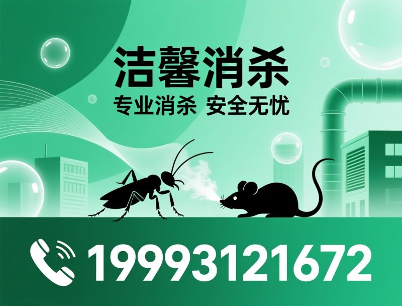 消杀服务_病媒生物防制/蟑螂老鼠防治/推荐洁馨消杀服务
