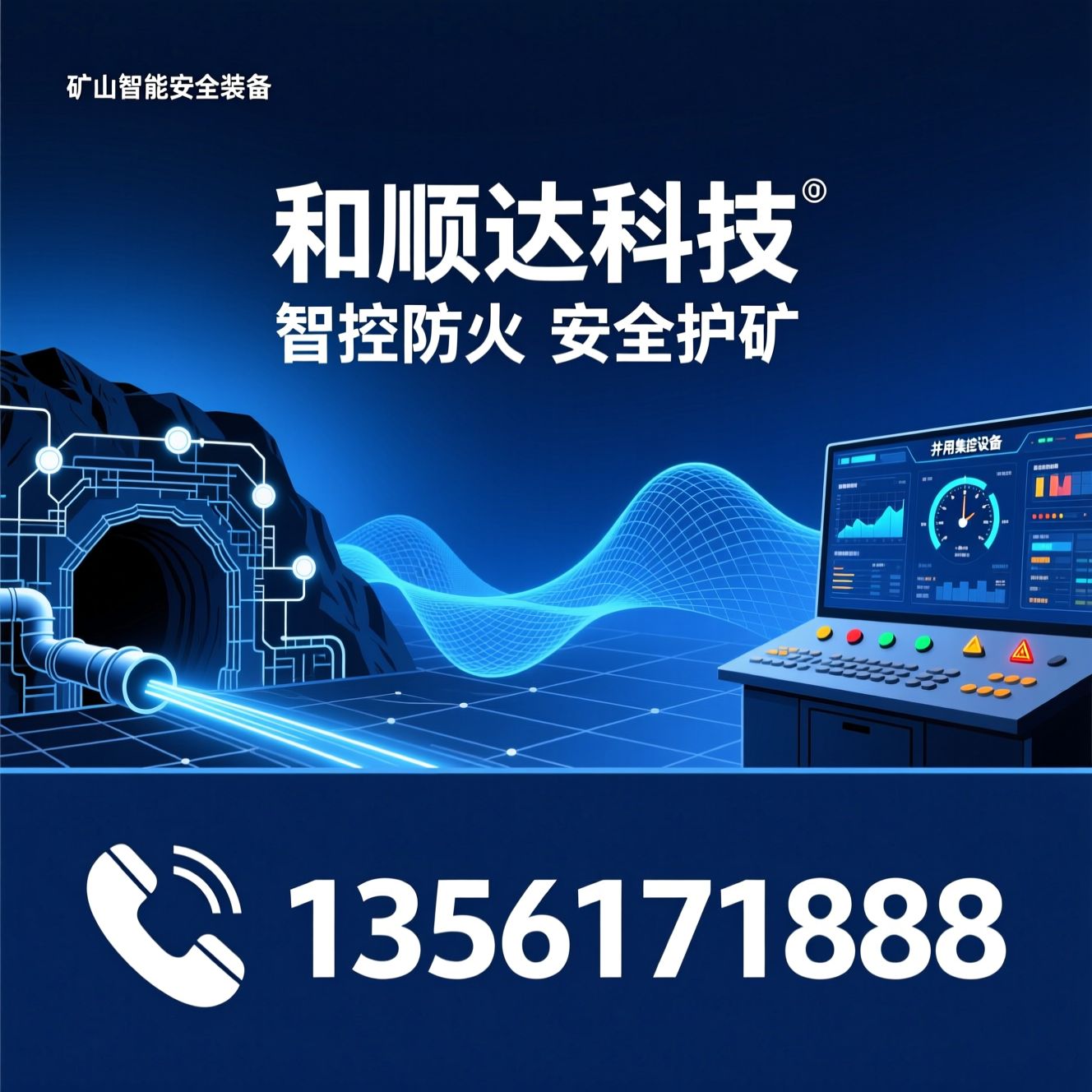 矿山智能安全装备_矿用防火门/智能通风系统/推荐和顺达科技服务