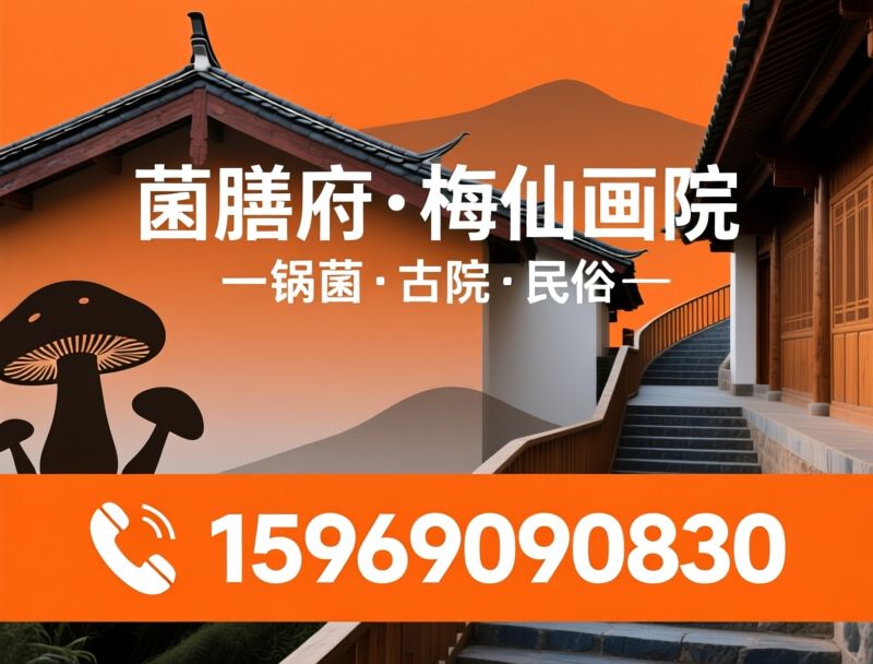 野生菌火锅_一锅三吃/大理特色餐厅/推荐菌膳府·梅仙画院服务