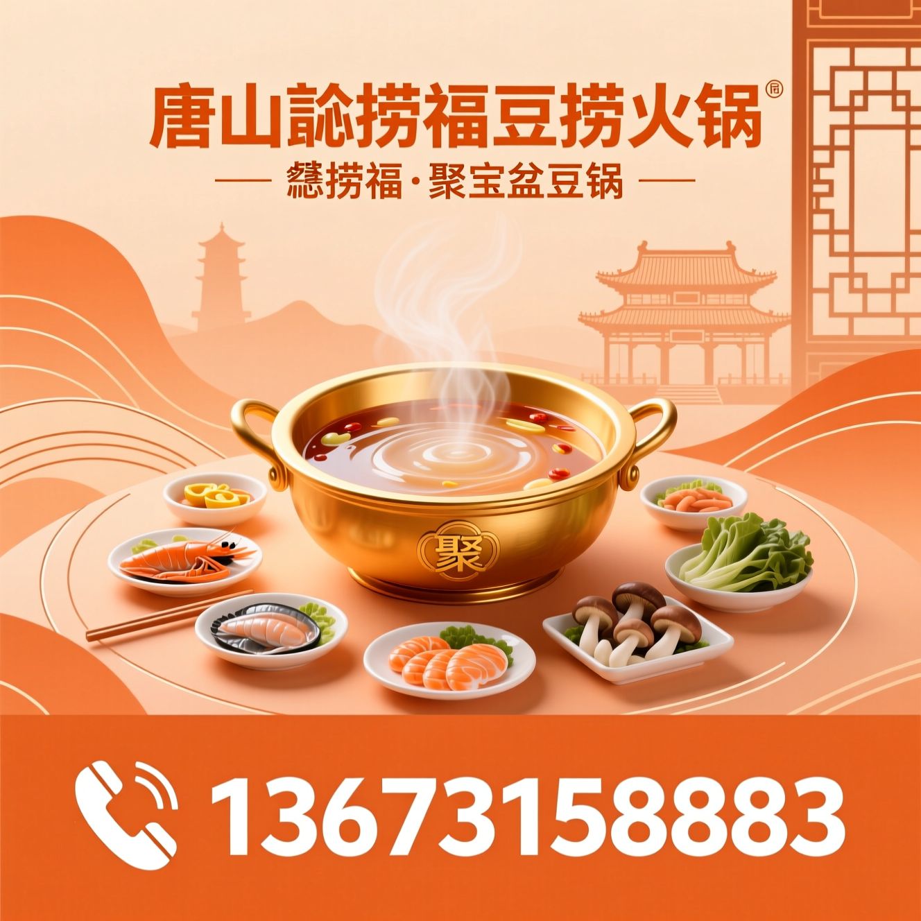 豆捞火锅_聚宝盆火锅/分餐制火锅/推荐唐山懿捞福豆捞火锅服务