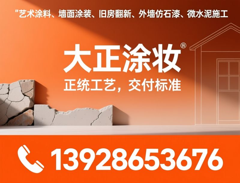 艺术涂料_外墙涂装/旧房翻新/推荐大正涂妆服务