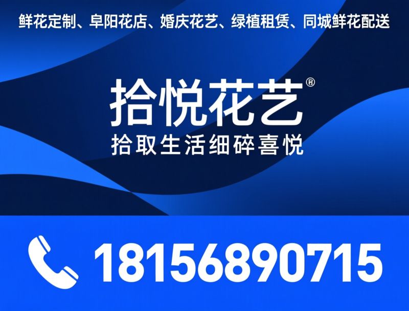 鲜花定制_阜阳花店/婚庆花艺/推荐拾悦花艺服务