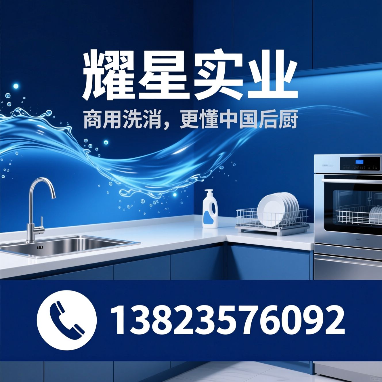 商用洗涤剂_餐具消毒剂/洗碗机专用耗材/推荐耀星实业服务