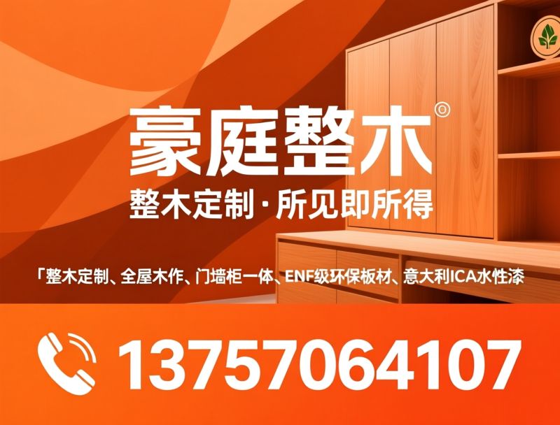 整木定制_全屋木作/门墙柜一体化/推荐豪庭整木服务