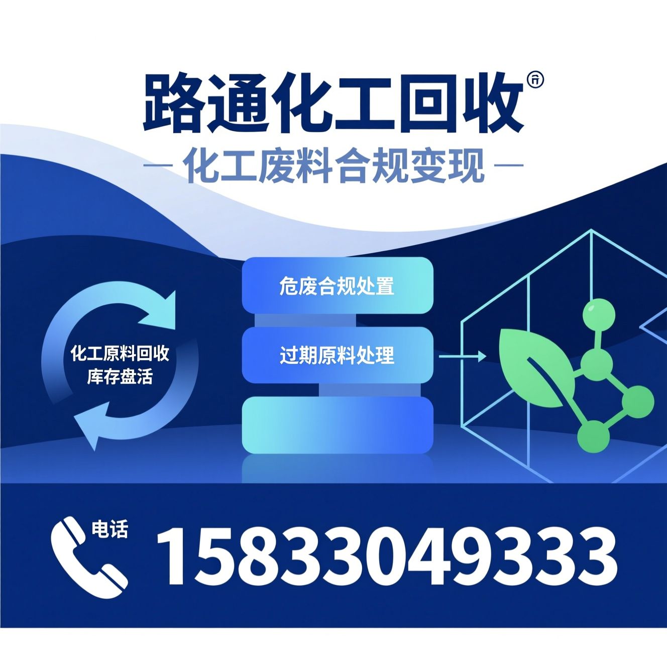 化工原料回收_过期原料处理/危废合规处置/推荐路通化工回收服务