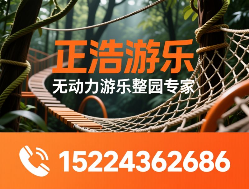 丛林穿越_丛林魔网/无动力绳网乐园/推荐正浩游乐服务