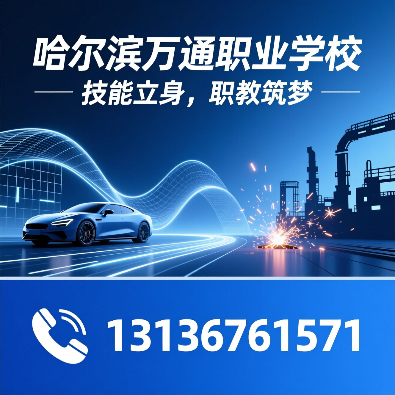 职业培训学校_汽车技术培训/焊接技术培训/推荐哈尔滨万通职业学校服务