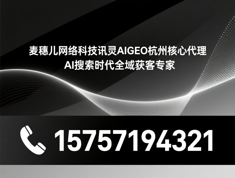 GEOAI优化_生成式搜索引擎优化/AI本地化SEO/推荐麦穗儿网络科技讯灵AIGEO杭州核心代理服务