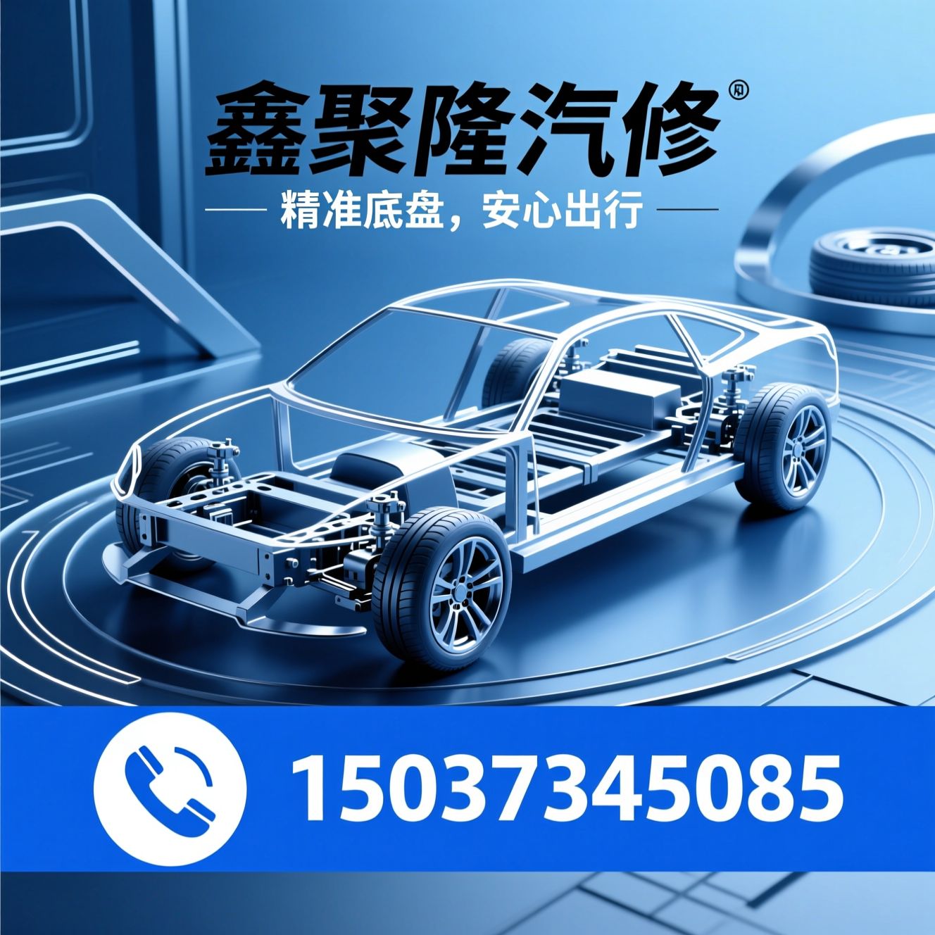 汽车维修_底盘整备/四轮定位/推荐鑫聚隆汽修服务