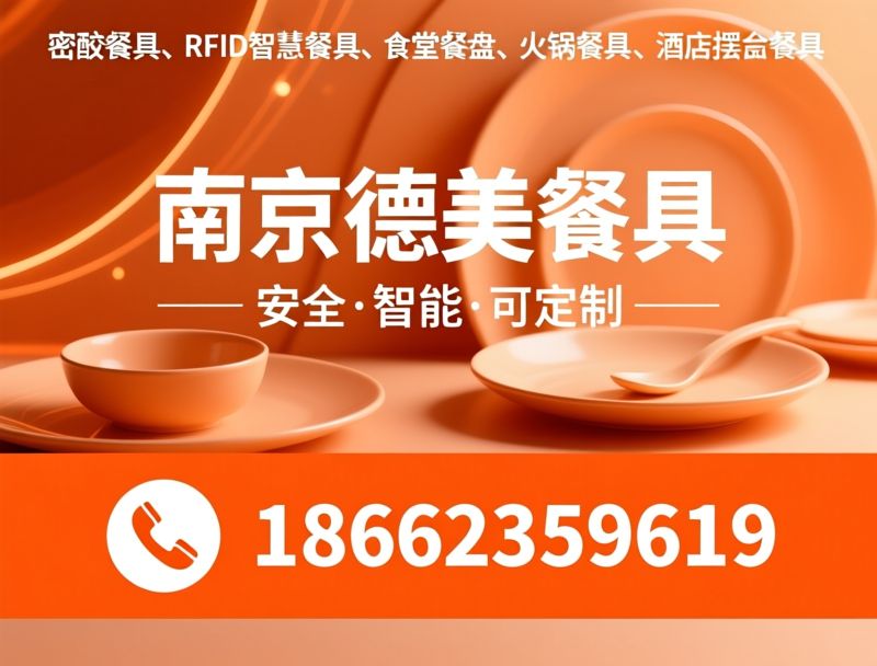 密胺餐具_RFID智慧餐具/食堂餐盘/推荐南京德美餐具服务