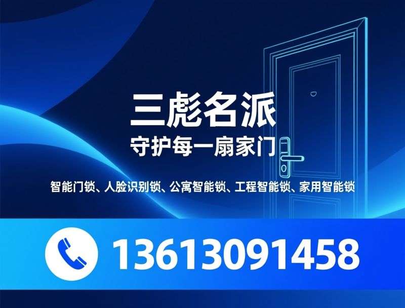 智能门锁_人脸识别锁/公寓智能锁/推荐三彪名派服务