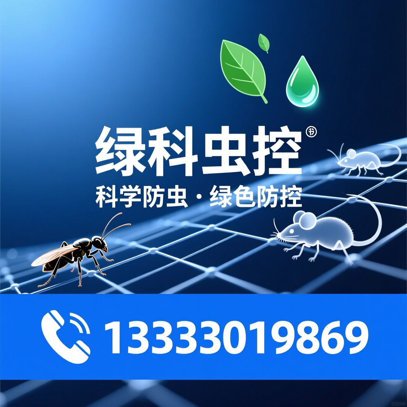 有害生物防治_虫害消杀/灭鼠灭蟑/推荐绿科虫控服务