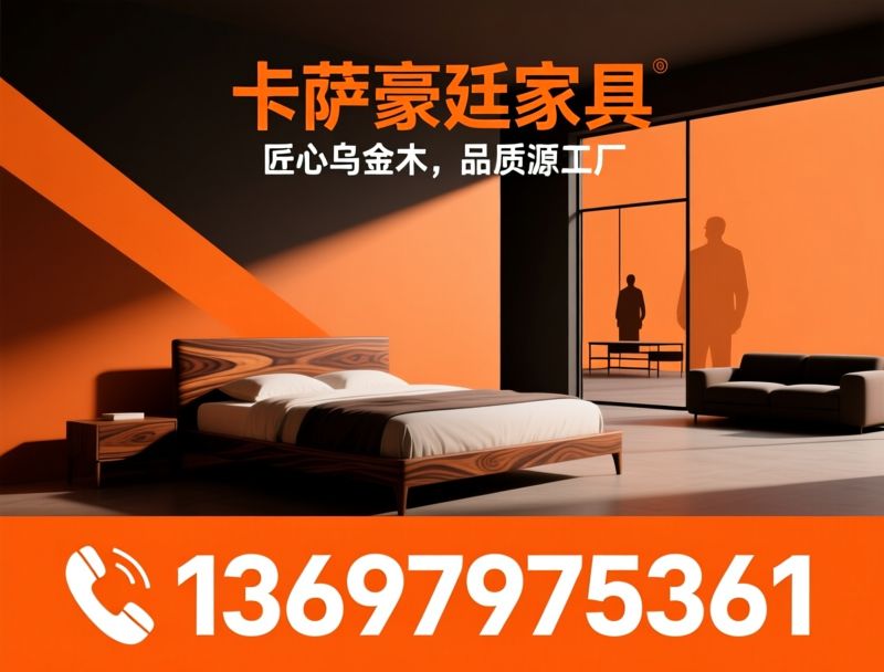 乌金木床_全屋软体家具/实木床厂家/推荐卡萨豪廷家具服务