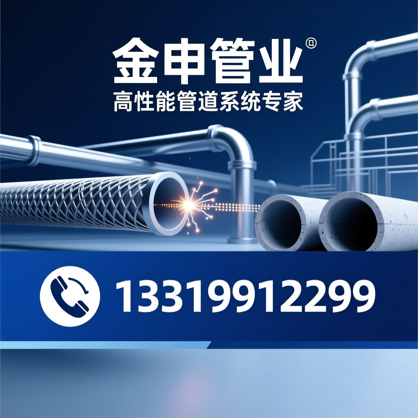 钢丝网骨架管_PCCP管/管道系统解决方案/推荐金申管业服务