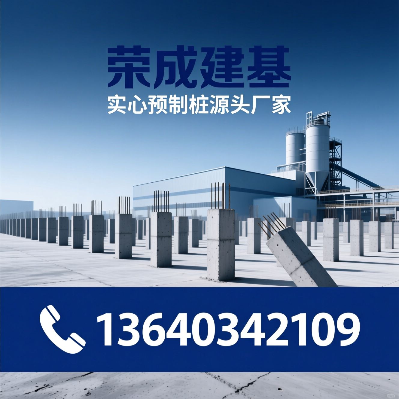 预制桩_水泥制品厂/钢筋混凝土桩/推荐荣成建基服务