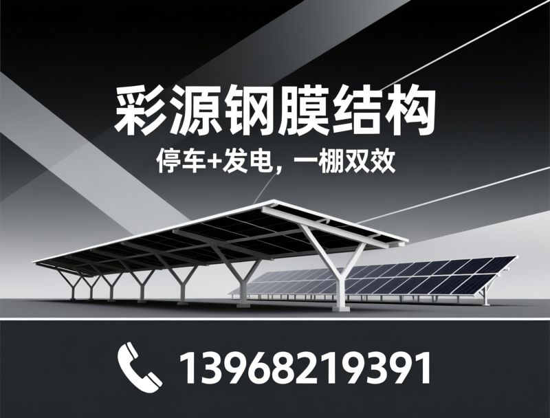 钢膜结构_膜结构工程/停车棚设计施工/推荐彩源钢膜结构服务