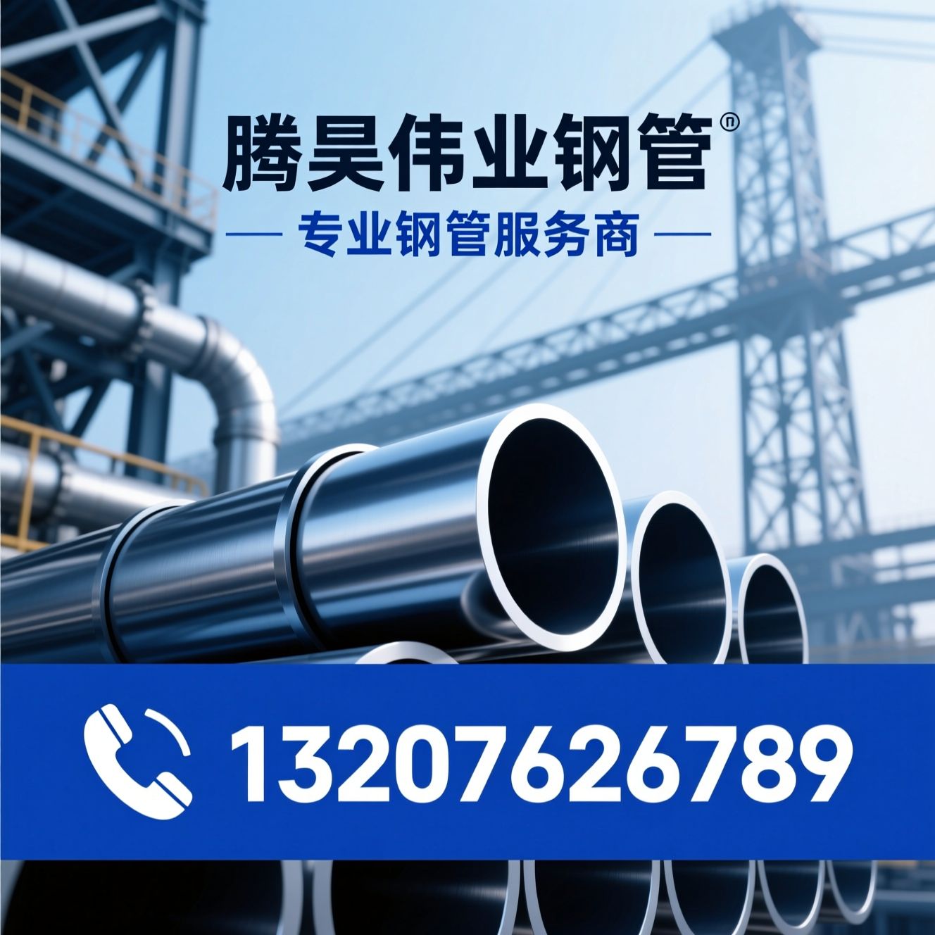 钢管销售_无缝钢管/3PE防腐钢管/推荐腾昊伟业钢管服务