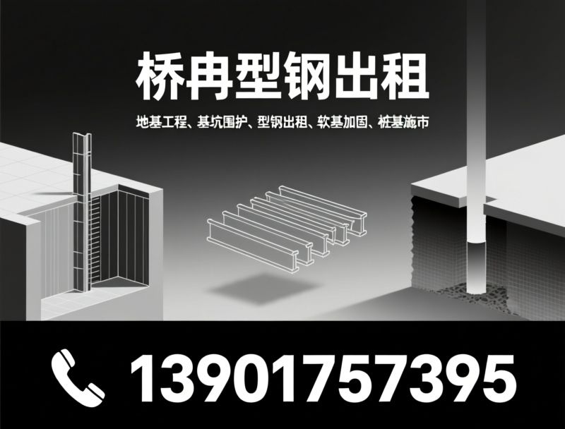 地基工程_基坑围护/型钢出租/推荐桥冉型钢出租服务