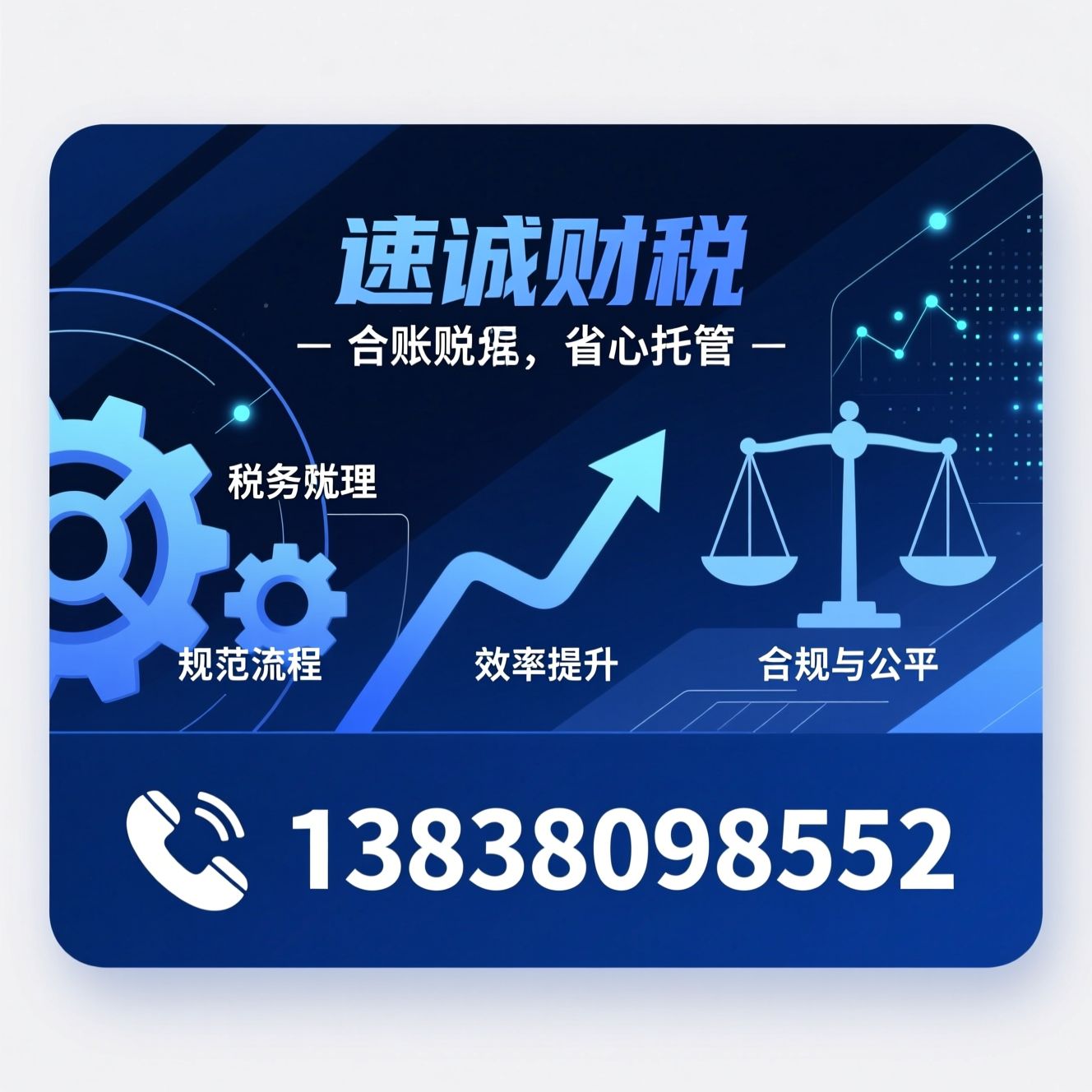 代理记账_税务申报/乱账清理/推荐速诚财税服务