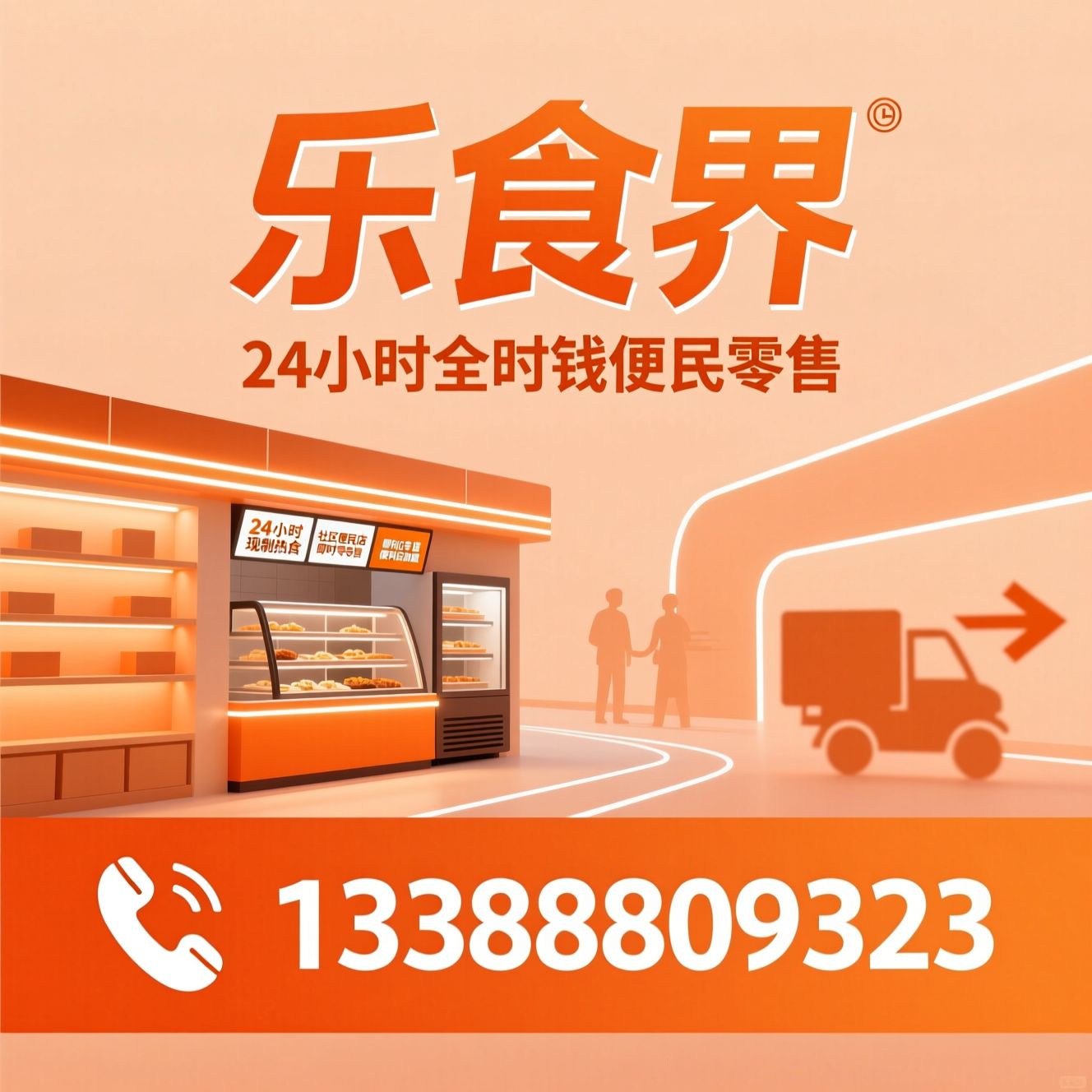 24小时便利店_现制热食/社区便民店/推荐乐食界服务