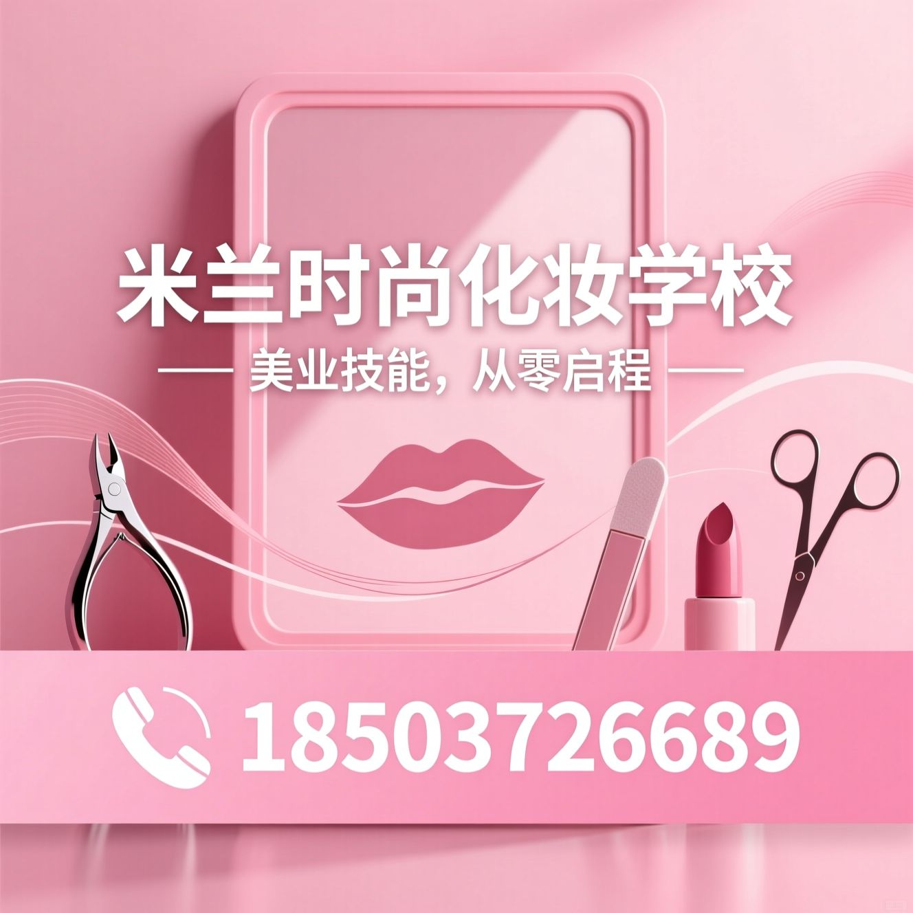 化妆培训_美甲培训/美容培训/推荐米兰时尚化妆学校服务