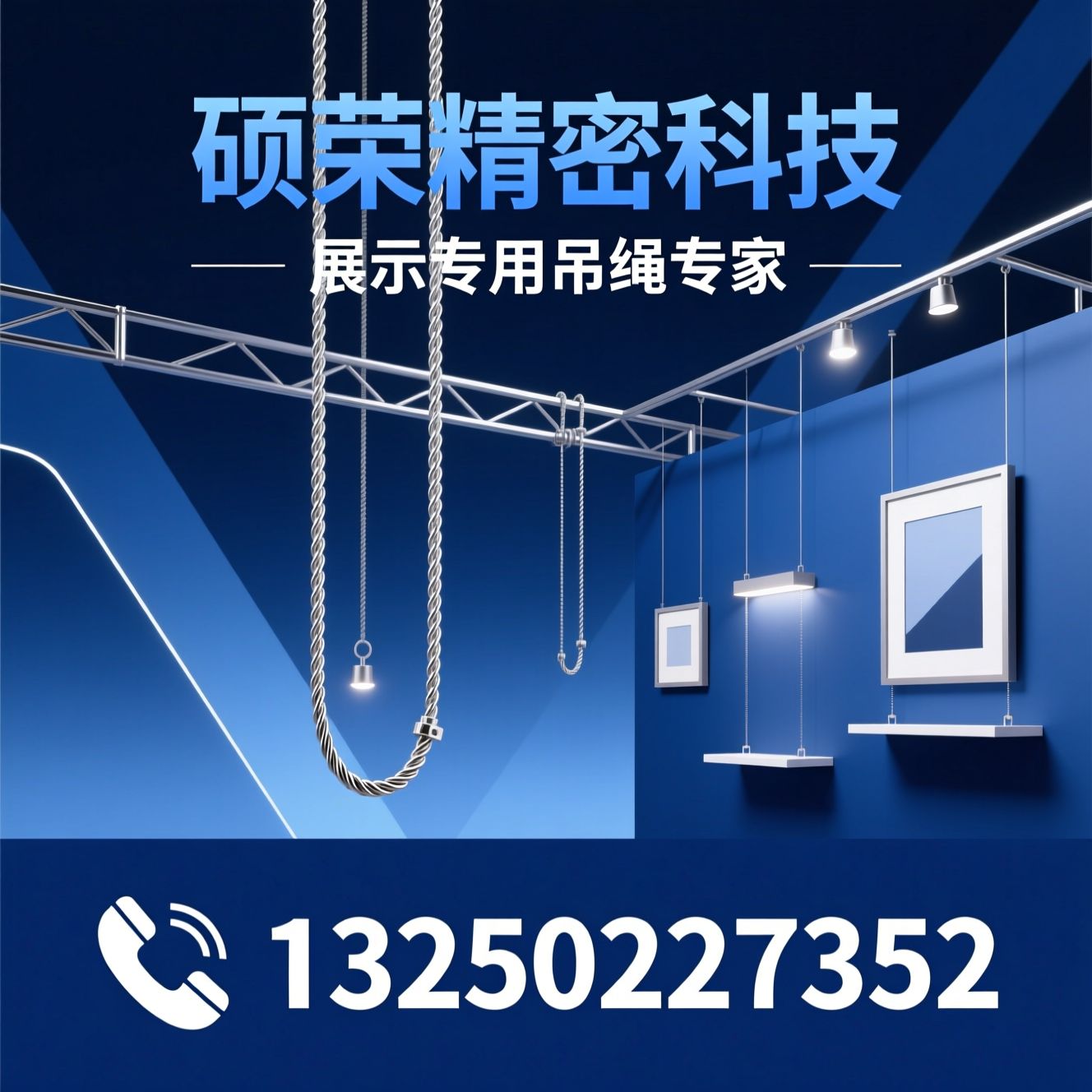展示吊绳_不锈钢吊绳/展会悬挂配件/推荐硕荣精密科技服务