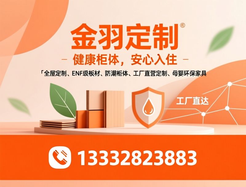 实木全屋定制_ENF级环保板材/防潮实木柜体/推荐金羽定制服务