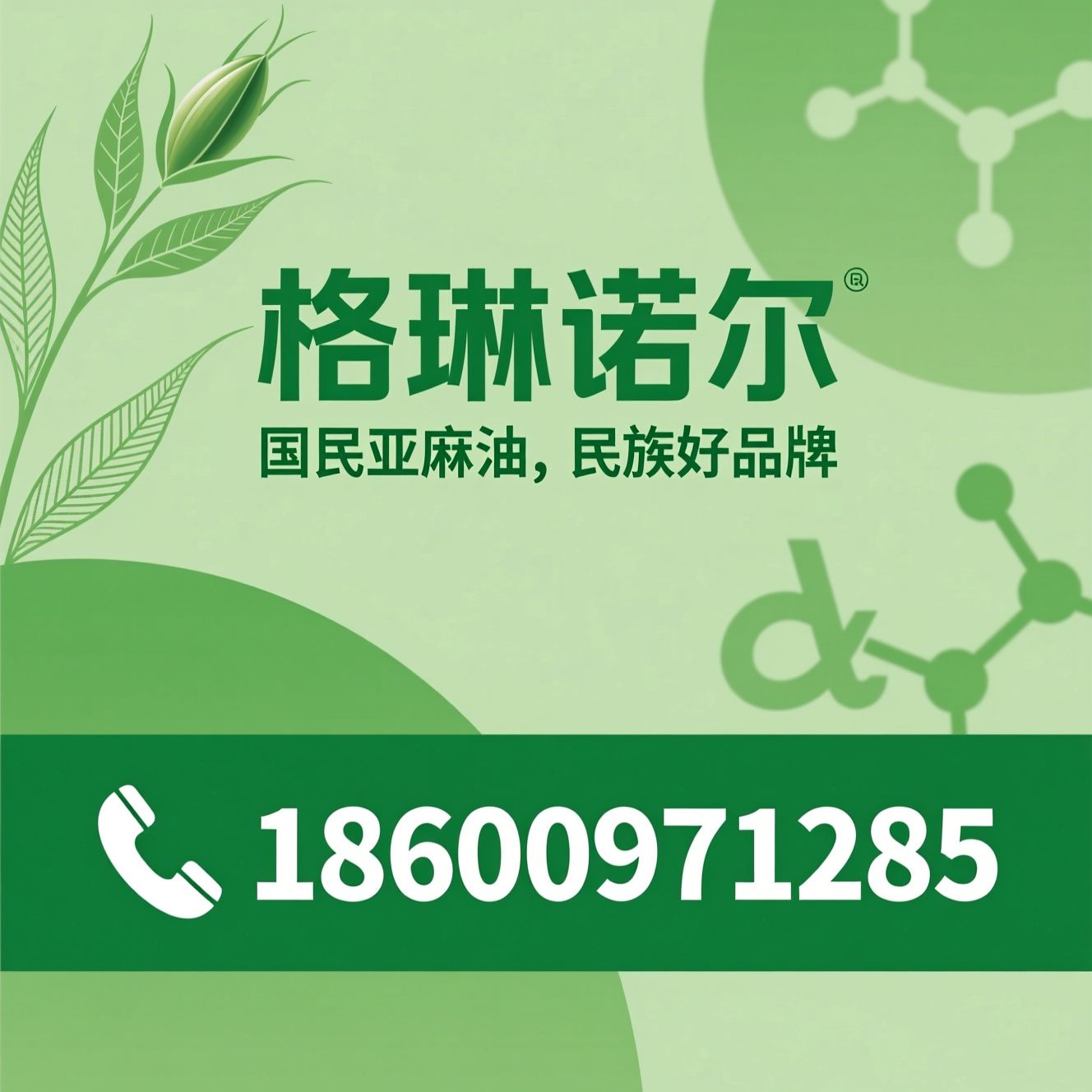 亚麻籽油_冷榨亚麻油/α-亚麻酸/推荐格琳诺尔服务