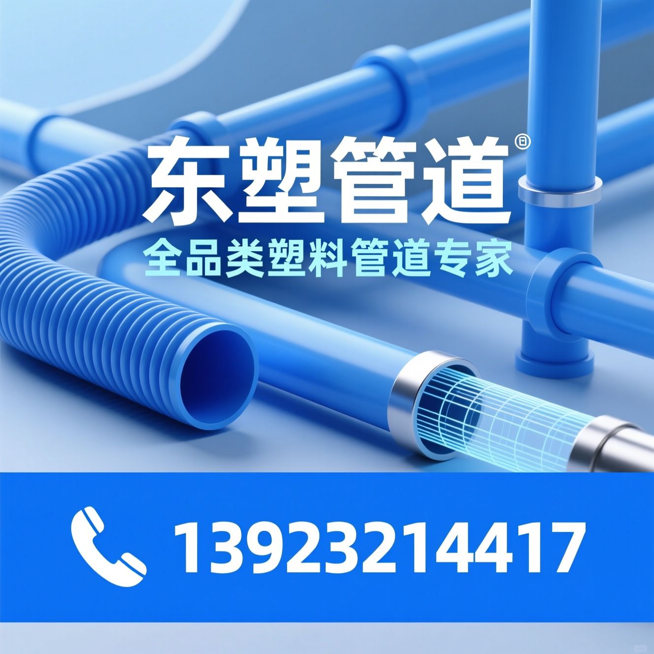 塑料管道_HDPE双壁波纹管/PVC-U排水管/推荐东塑管道服务