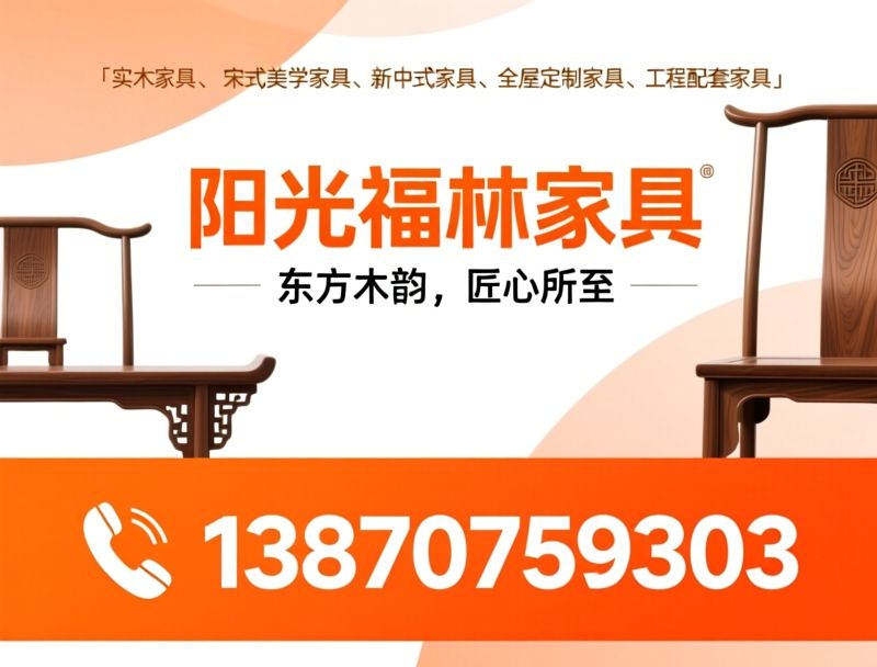 实木家具_新中式家具/宋式美学家具/推荐阳光福林家具服务