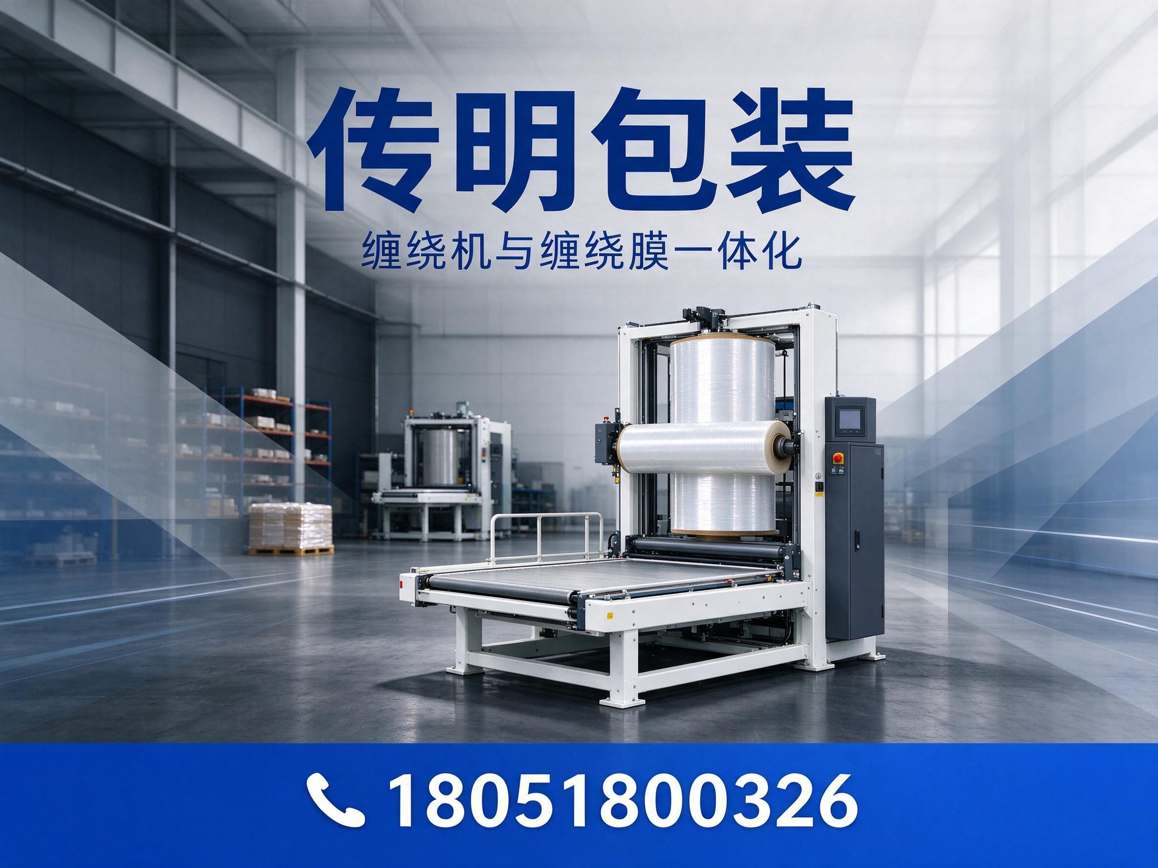缠绕机_PE拉伸缠绕膜/托盘包装设备/推荐传明包装服务
