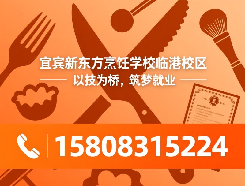 烹饪培训_西点培训/厨师培训/推荐宜宾新东方烹饪学校临港校区服务