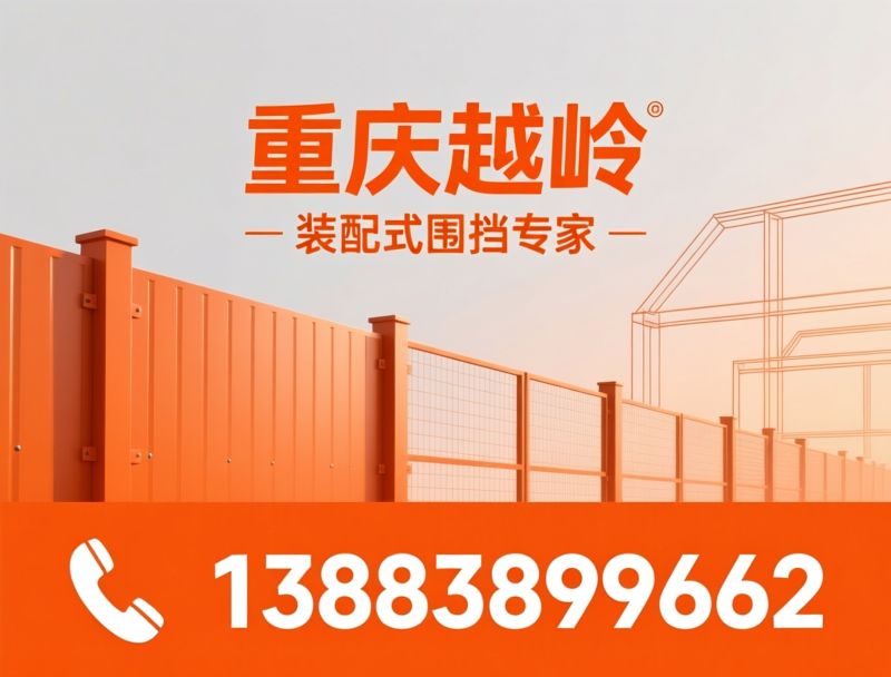 装配式围挡_工程护栏/工地围挡/推荐重庆越岭服务