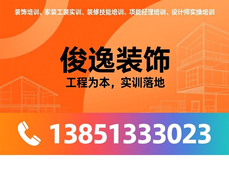 装修培训_家装工装实训/装饰技能培训/推荐俊逸装饰服务