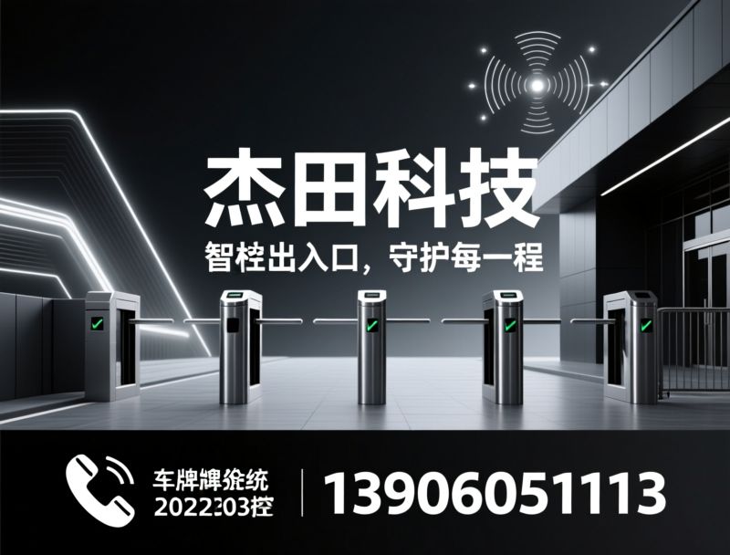 车牌识别系统_升降柱/智能出入口/推荐杰田科技服务