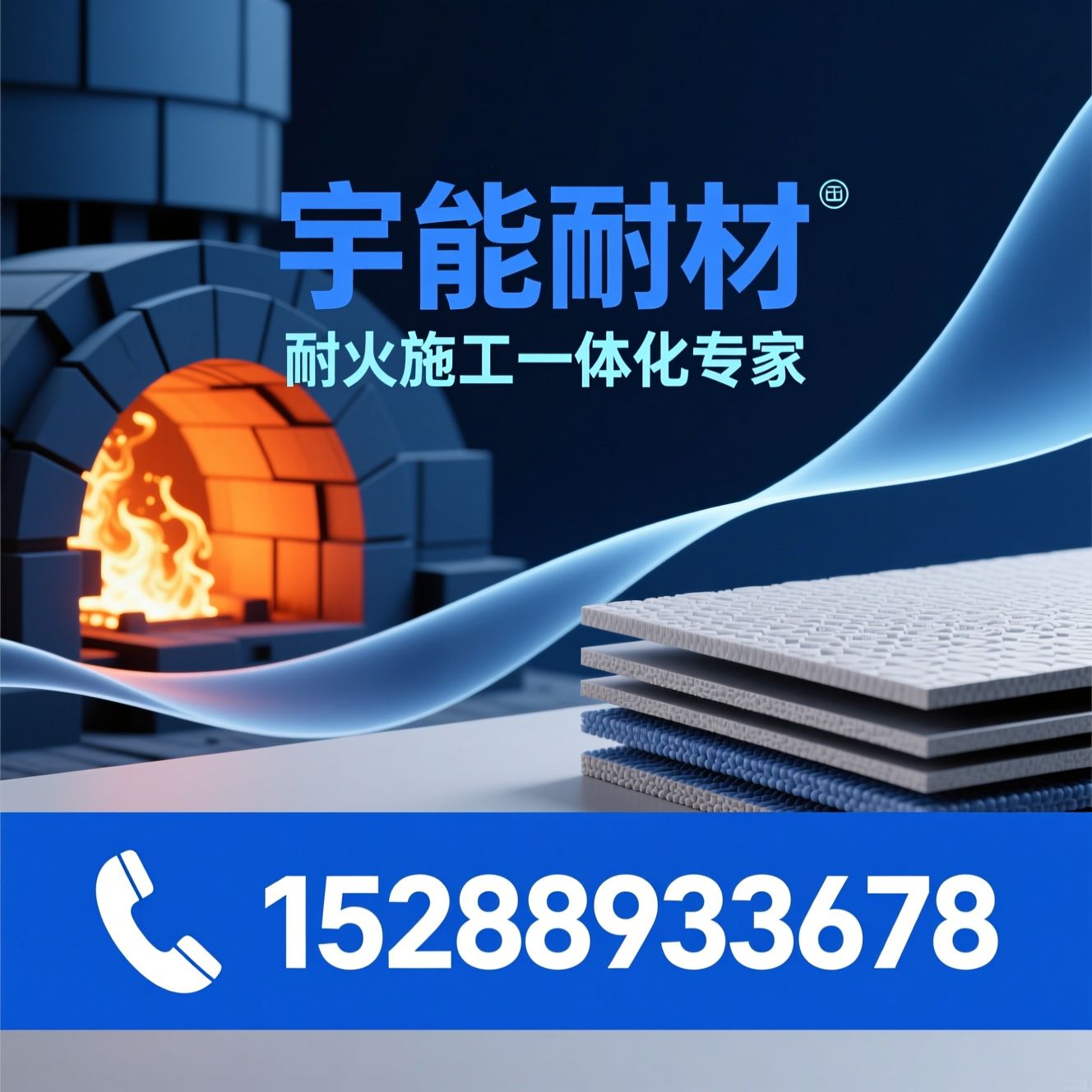 耐火材料施工_浇注料施工/窑炉内衬/推荐宇能耐材服务