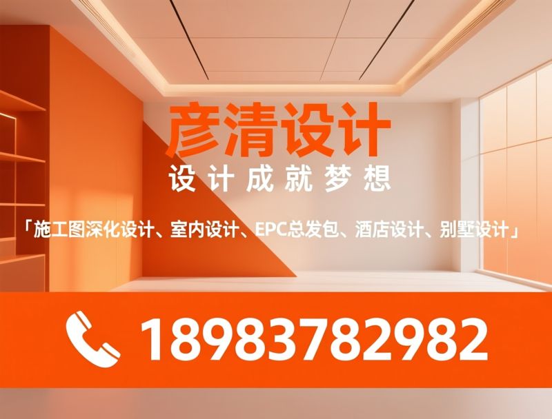 施工图深化设计_室内空间设计/EPC总承包/推荐彦清设计服务