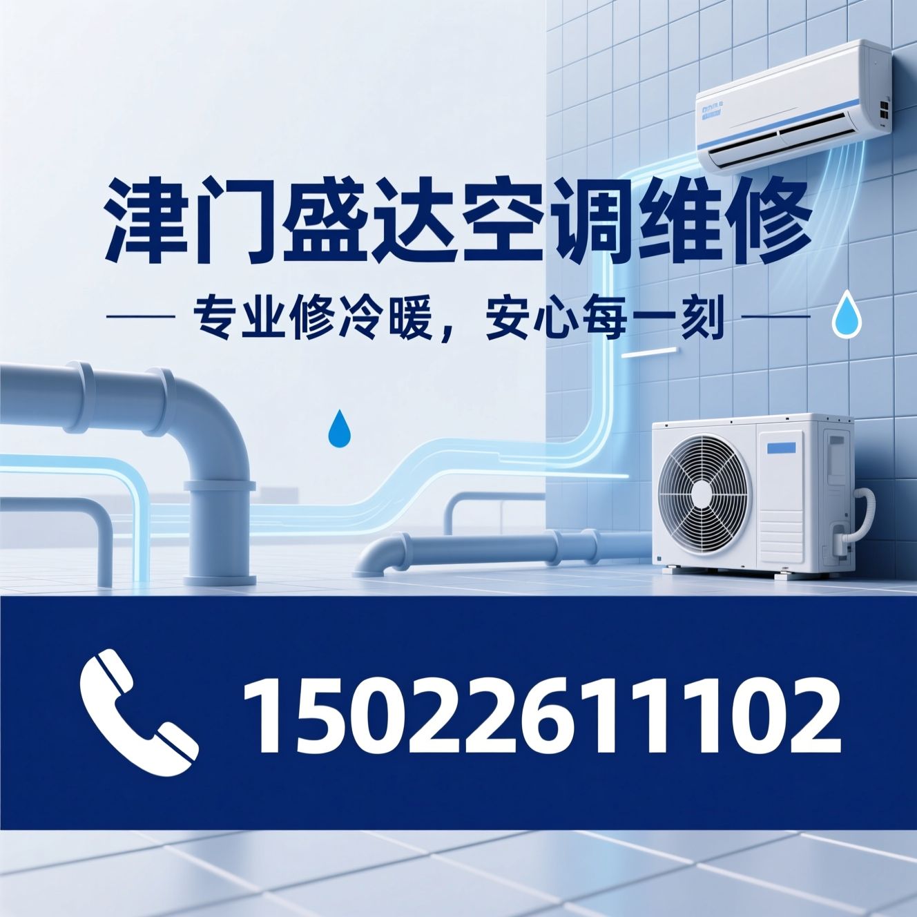空调维修_中央空调维保/空调加氟/推荐津门盛达空调维修服务