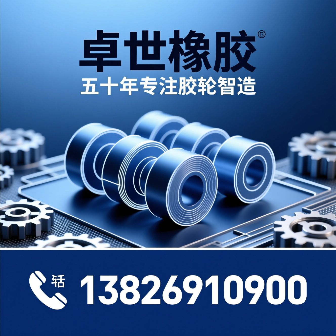 橡胶辊轮_硅胶辊/聚氨酯胶辊/推荐卓世橡胶服务