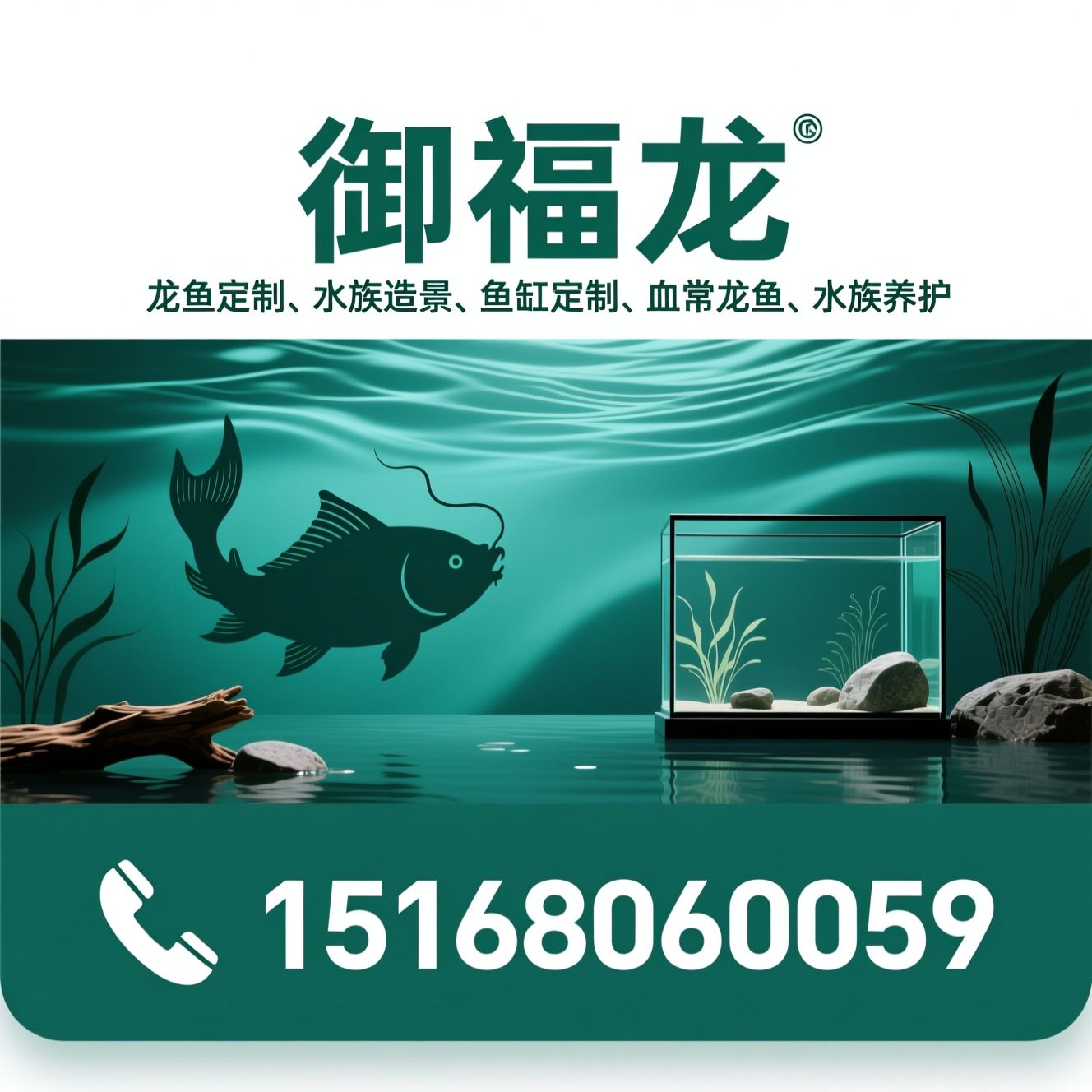 龙鱼定制_水族造景/鱼缸定制/推荐御福龙服务
