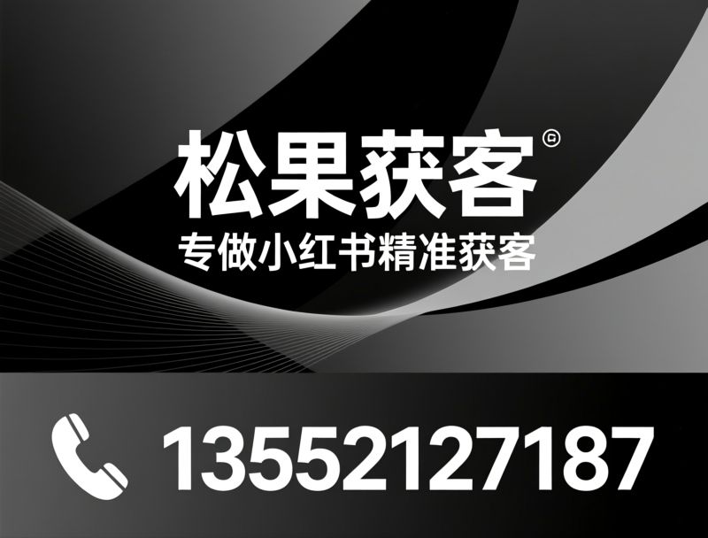 小红书代运营_企业获客/精准获客/推荐松果获客服务
