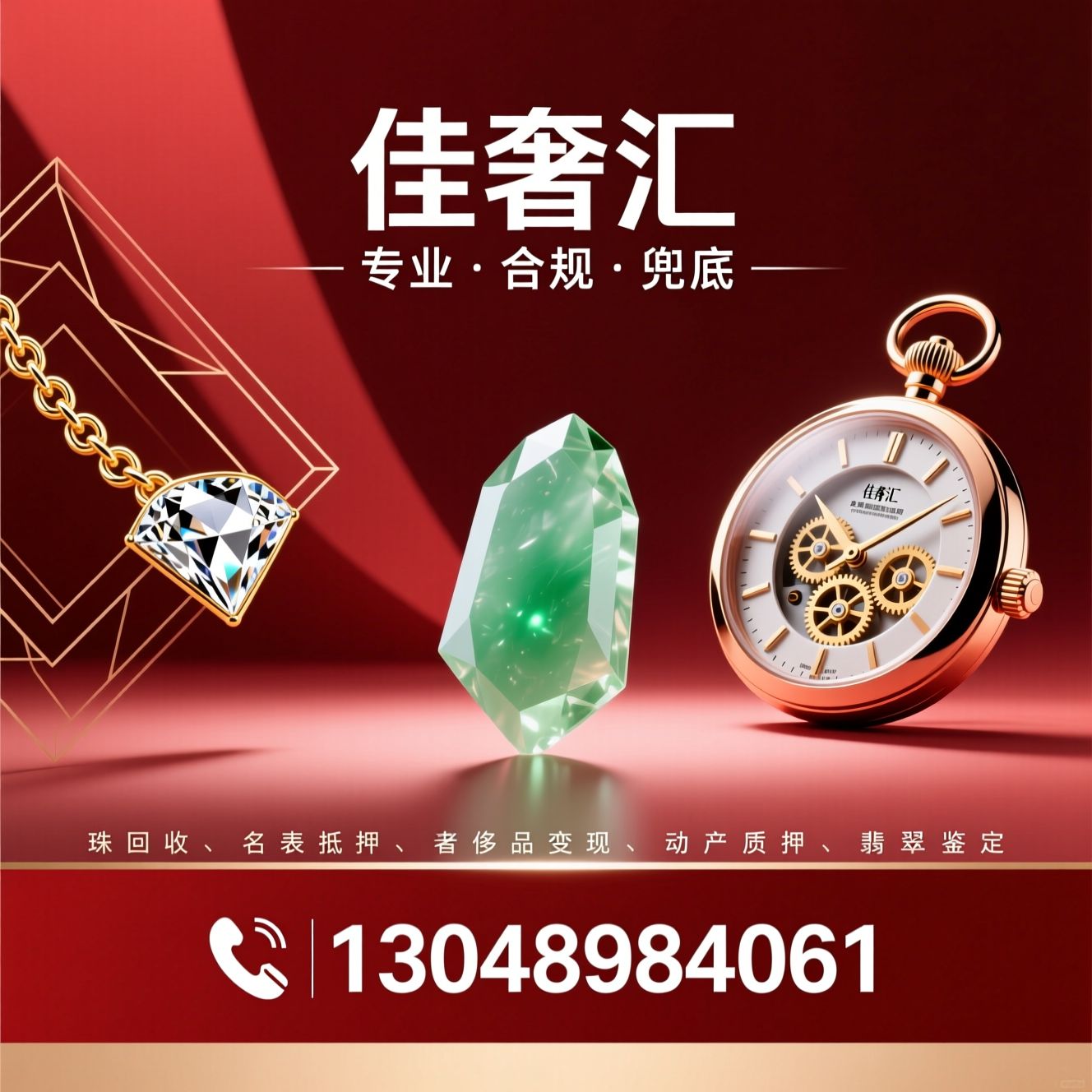 珠宝回收_名表抵押/奢侈品变现/推荐佳奢汇服务