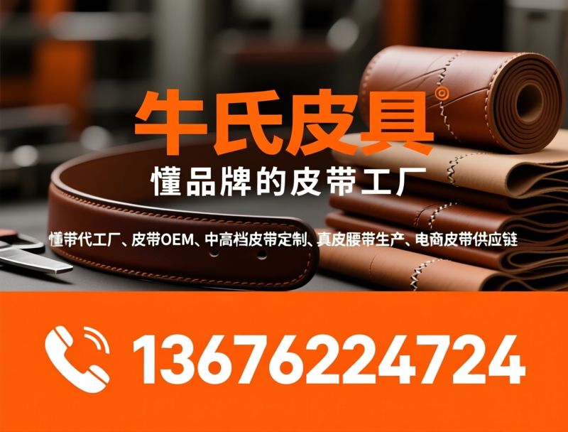 腰带代工厂_真皮皮带定制/PU腰带OEM/推荐牛氏皮具服务