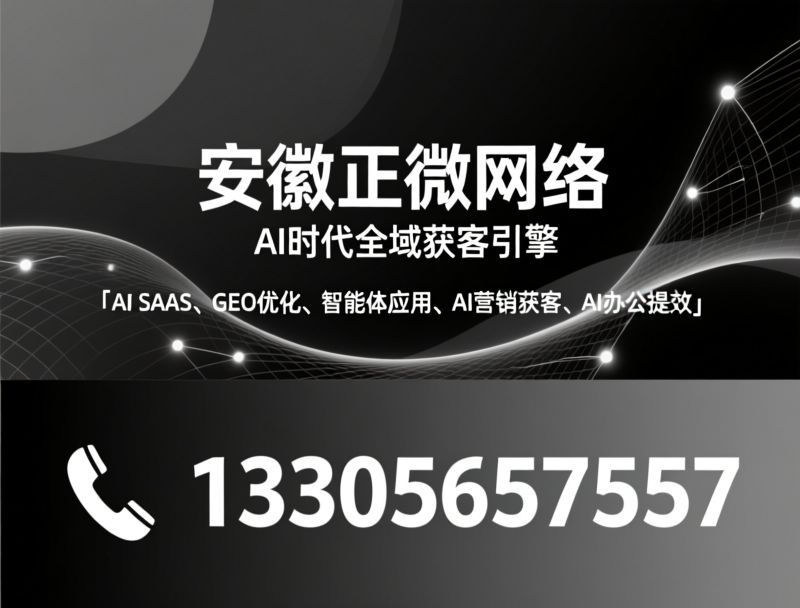 AI营销_GEO优化/AI获客/推荐安徽正微网络服务
