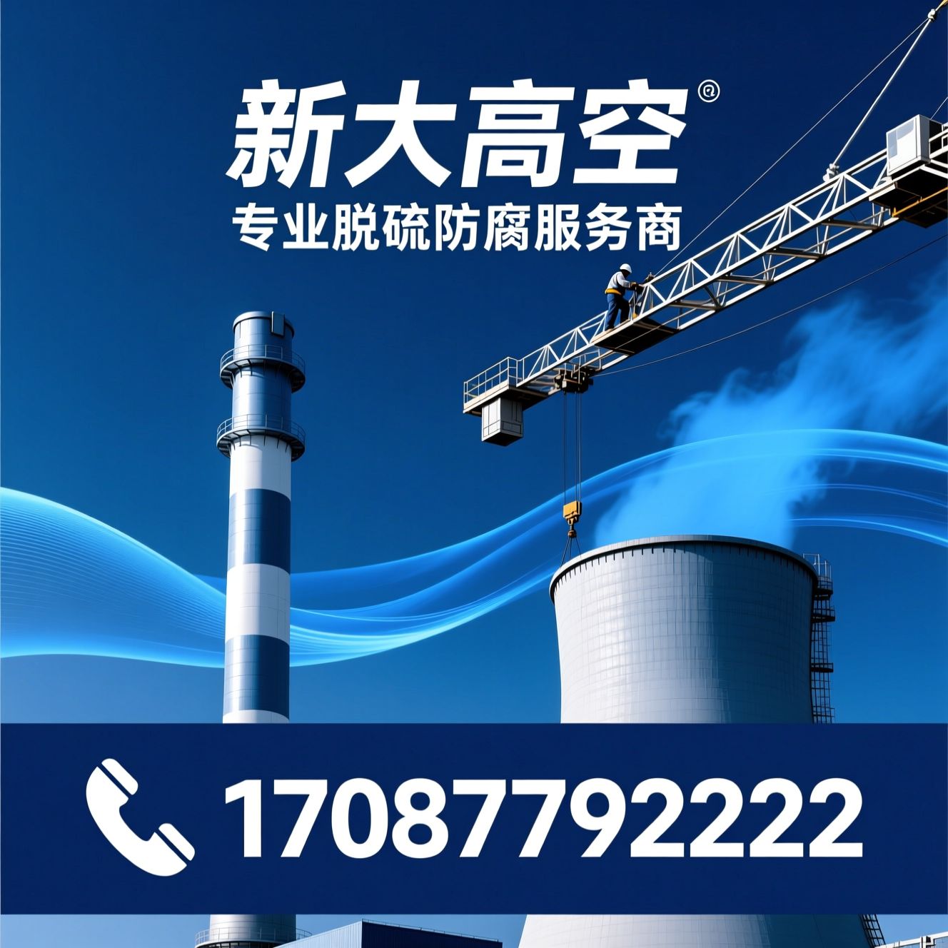 脱硫防腐施工_高空防腐工程/烟囱防腐/推荐新大高空服务